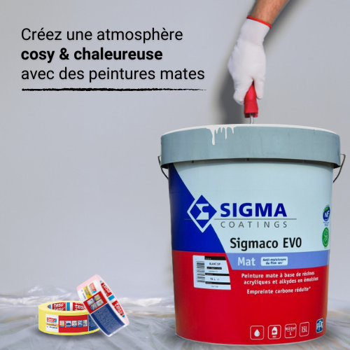 Catégorie des peintures mates