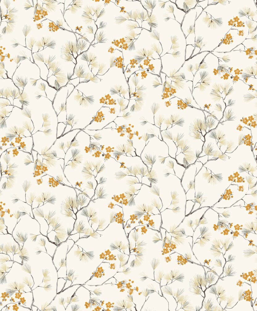 Papier peint Masureel Kimono Haru Gold KIM103