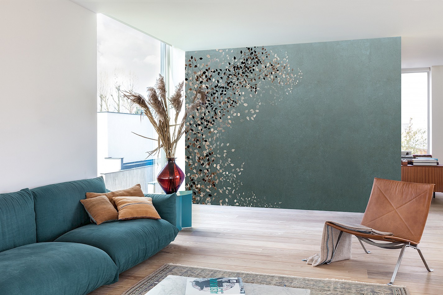 Papier peint Wall Designs III Climber Blue Ambiance