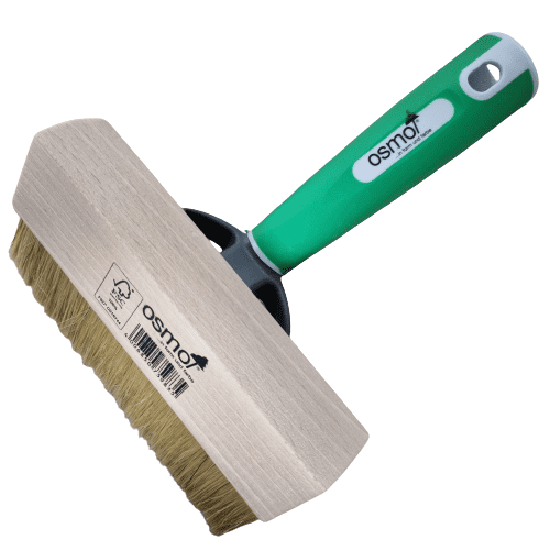 Brosse d'application pour le sol, cette brosse de la marque Osmo est particulièrement recommandée pour appliquer des Huiles pour Terrasses Osmo.