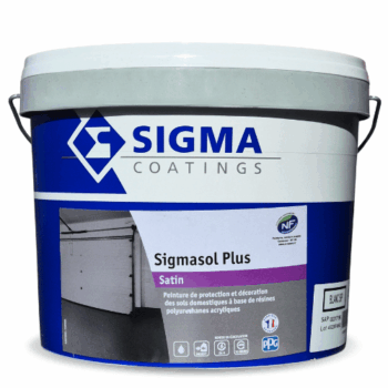 Sigmasol PLus est une peinture pour sol à base de résines acryl-uréthanes monocomposante à destination de tous les sols domestiques.