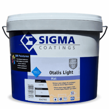 Otalis Light Mat de chez Sigma est une peinture mate allégée pour façade à base de résines Hydro Pliolite® à séchage rapide