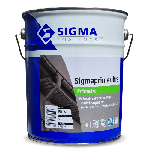 Primaire d'accrochage multi support : Métaux ferreux, métaux non ferreux, bois et supports très fermés. Pour l'intérieur et l'extérieur