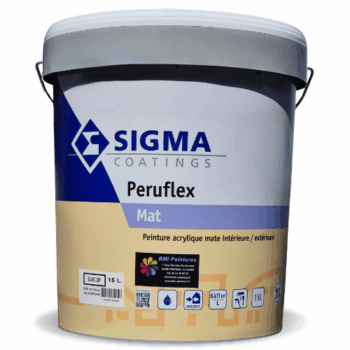 Peinture mate de classe D2 pour la protection et la décoration des maçonneries extérieures et la décoration des murs et plafonds en intérieur.