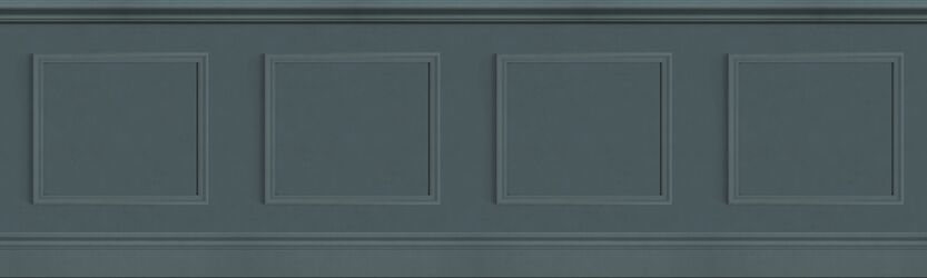 Panoramique Casadeco Galons et Frises La Bibliothèque bleu pétrole Panoramique La Bibliothèque de la collection Galons et Frises par Casadeco s'invite dans votre salon ou bureau, offrant un charme classique revisité.