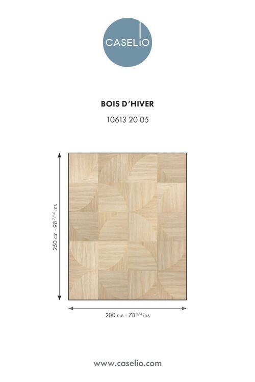 Panoramique Bois d’Hiver de la collection Balade par Caselio. Ce panoramique au style trompe l'œil, permet d'intégrer la forêt à votre intérieur.