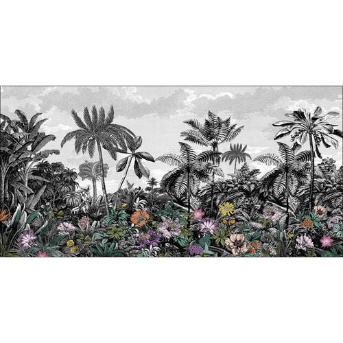 Panoramique Paradise Island de la collection Pimp my Wall, par Caselio. Évadez-vous dans des paysages méditerranéens ou tropicaux avec ce trompe-l'œil.