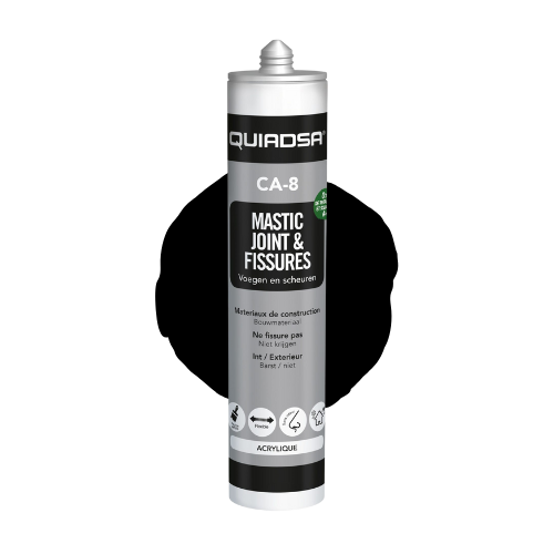 Mastic acrylique à appliquer en cas de scellement de fissures, de joints, de conduits de tôle, ventilation et climatisation.