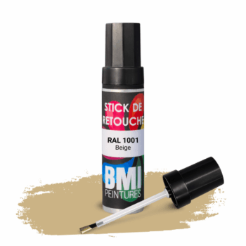 Peinture monocouche en stick, RAL 1001 beige anticorrosion, à séchage rapide et avec une bonne résistance aux intempéries.