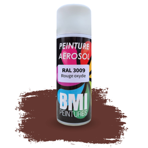 Visuel Peinture aérosol RAL 3009 Rouge oxyde