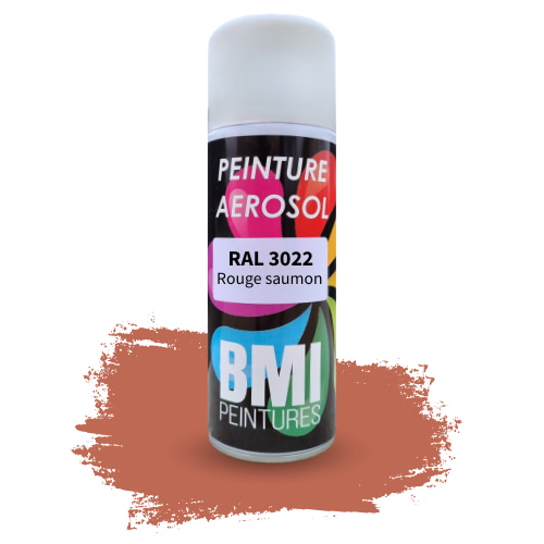 Visuel Peinture aérosol RAL 3022 Rouge saumon