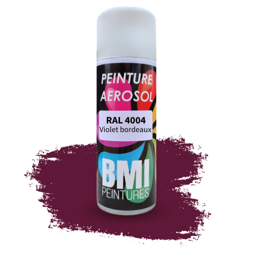 Visuel Peinture aérosol RAL 4004 Violet bordeaux