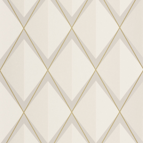 Papier peint Chaplin de la collection Années Folles par Casadeco où les motifs jouent avec la lumière pour créer une ambiance élégante.