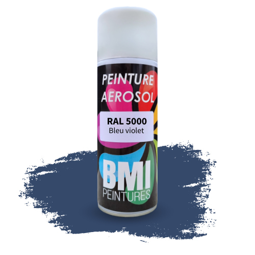 Visuel Peinture aérosol RAL 5000 Bleu violet