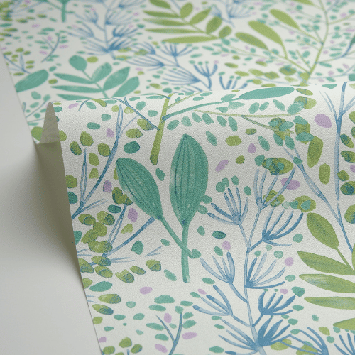 Le papier peint Joy de la Collection Green Life 2 par Caselio est un feuillage décliné en une large palette de couleurs et plein de caractère