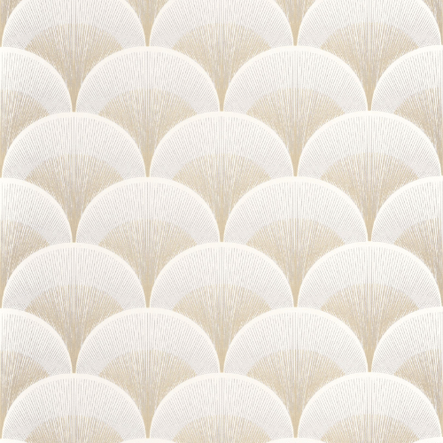Le papier peint Broadway de la collection Twenties par Casadeco est un motif géométrique inspiré des rideaux de théâtre new-yorkais.