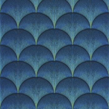 Le papier peint Broadway de la collection Twenties par Casadeco est un motif géométrique inspiré des rideaux de théâtre new-yorkais.