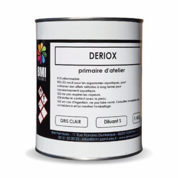 Peinture qui adhère sur les métaux ferreux et alliages. Elle est une excellente sous couche avant une finition PU ou époxy et anticorrosion.