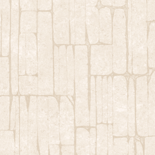 Papier peint Solco, collection Kaolin de chez Arte aux motifs géométriques est inspiré de stries sculptées à la main, textures minérales et tons naturels.