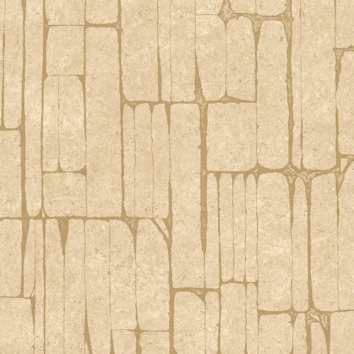 Papier peint Solco, collection Kaolin de chez Arte aux motifs géométriques est inspiré de stries sculptées à la main, textures minérales et tons naturels.