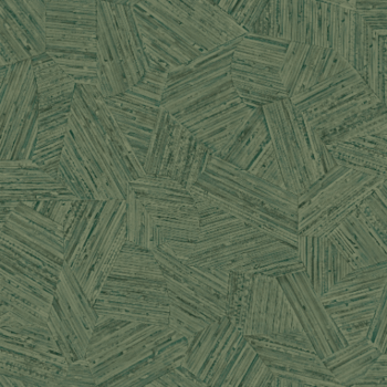 Le papier peint Mauna de la collection Lanai d'Arte propose un motif artisanal composé de fragments de rotin incrustés à la main puis fidèlement reproduits.