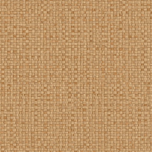 Le papier peint Puna de la collection Lanai de chez Arte propose un motif faux-uni subtil et nuancé inspiré de feuilles de bananiers tissées.