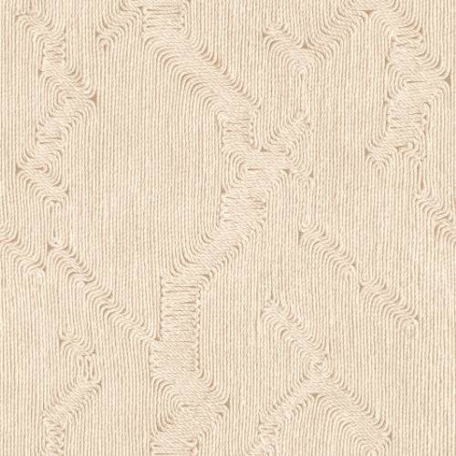Papier peint Edge – Arte Tali : Décor en corde texturée appliquée à la main, un motif organique minimaliste, au relief unique et à l'élégance artisanale.