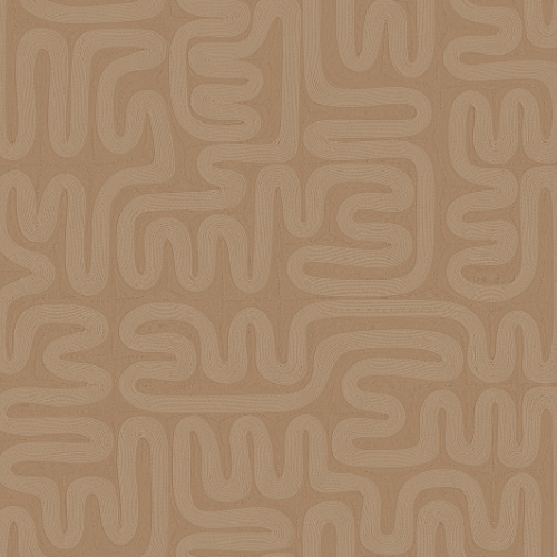 Papier peint Sarana – Arte de la collection Tali : Motif léger et élégant, relief naturel et profondeur unique grâce aux variations d’épaisseur des cordes.