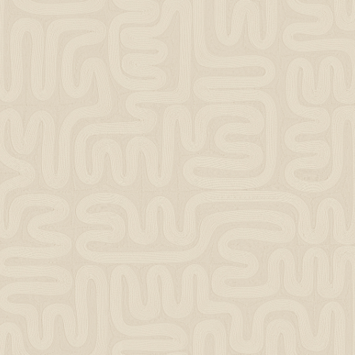 Papier peint Sarana – Arte de la collection Tali : Motif léger et élégant, relief naturel et profondeur unique grâce aux variations d’épaisseur des cordes.