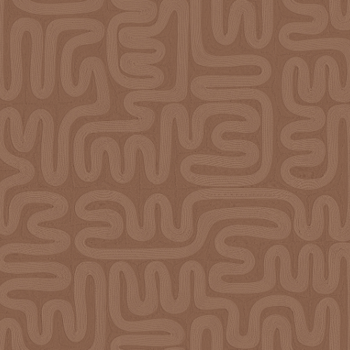 Papier peint Sarana – Arte de la collection Tali : Motif léger et élégant, relief naturel et profondeur unique grâce aux variations d’épaisseur des cordes.