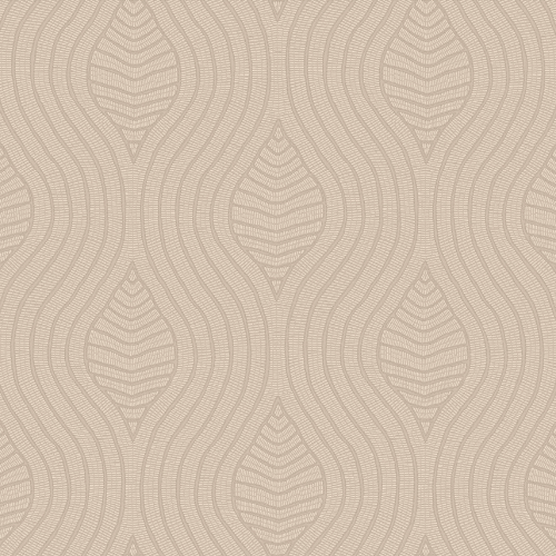 Papier peint Brodelia de la collection Broderies par Casamance se décline en 6 tons doux et contemporains, agrémenté de praline et de nude.