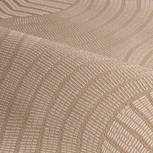 Papier Peint Casamance Broderies Brodelia Praliné Vague Papier peint Brodelia de la collection Broderies par Casamance se décline en 6 tons doux et contemporains, agrémenté de praline et de nude.