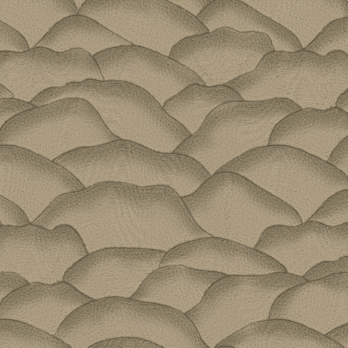 Papier peint Ondula, collection Broderies, Casamance est une texture inspirée des ondulations d’un fil brodé à la main avec des jeux d’ombre et de lumière.