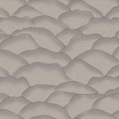 Papier peint Ondula, collection Broderies, Casamance est une texture inspirée des ondulations d’un fil brodé à la main avec des jeux d’ombre et de lumière.