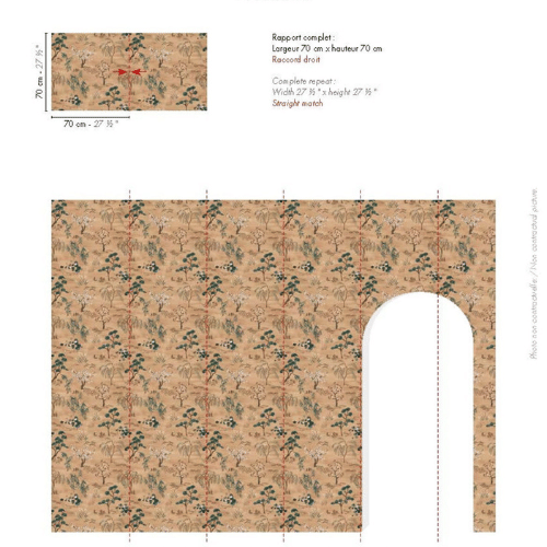 Papier Peint Casamance Légendes Légendes Mordoré Rapport Le papier peint Légendes chez Casamance au motif végétal, imprimé sur effet paille brossé aux détails calligraphiés est inspiré des légendes japonaises.