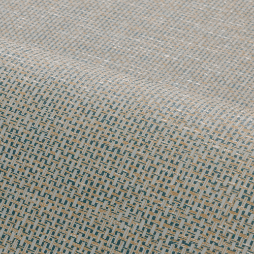 Papier peint Vannora de la collection Tressora, Casamance : une texture effet raphia inspirée de la vannerie thaïlandaise, un relief raffiné et naturel.