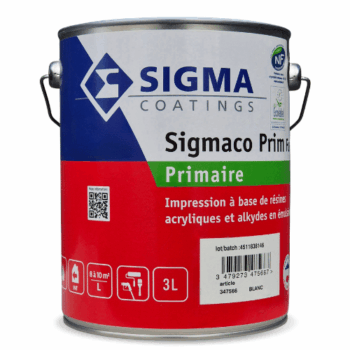 La peinture Sigmaco Prim Futura, est une peinture d'impression conçue pour obtenir une finition de qualité, en particulier pour les laques.