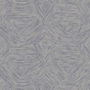 Le papier peint Pentagono de la collection Antigua d'Arte est un revêtement mural à effet bouclé, marié à un motif géométrique pentagonal pour un design doux