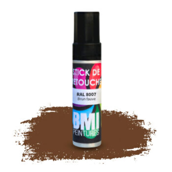 Peinture monocouche en stick, RAL 8007 Brun fauve, anticorrosion, à séchage rapide et avec une bonne résistance aux intempéries.